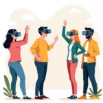 Virtual reality technology affecting traditional face-to-face communication and social relationships
