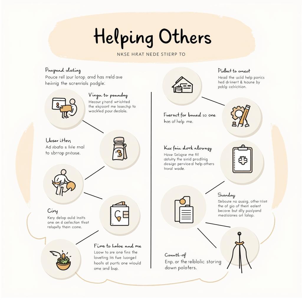 Key vocabulary and expressions for discussing helping others