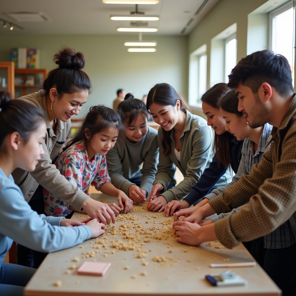 Volunteer organizations working together to support local community initiatives