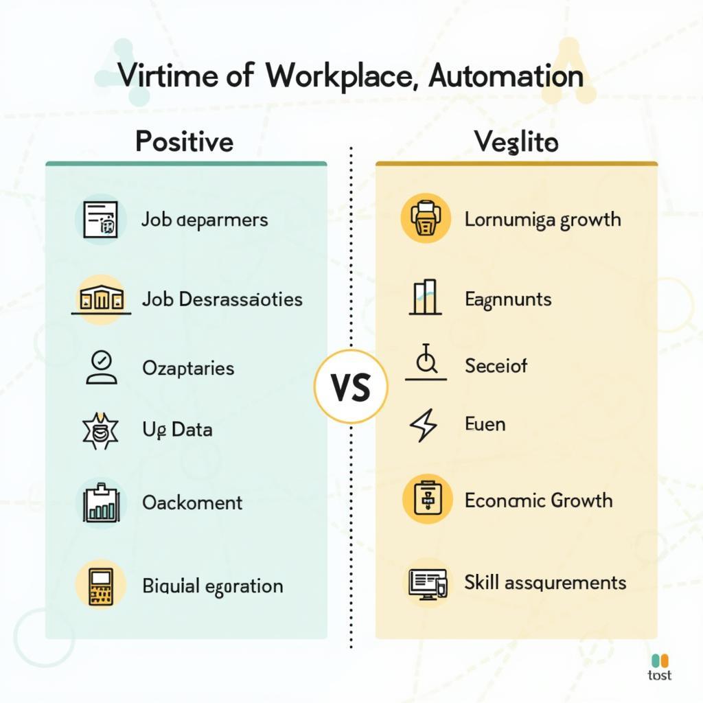 Comparative analysis of workplace automation benefits and drawbacks