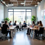 Mental health support programs in modern workplace environment
