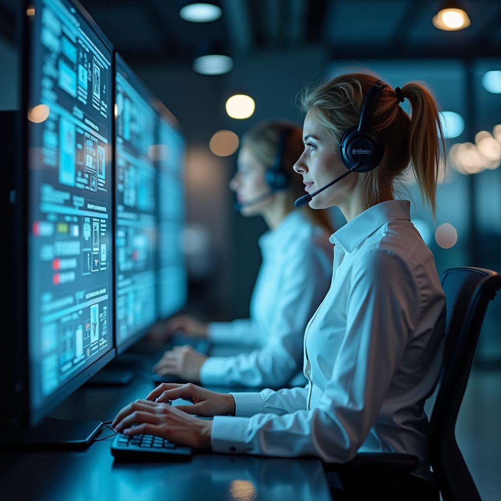 AI and human agents working together in modern customer support