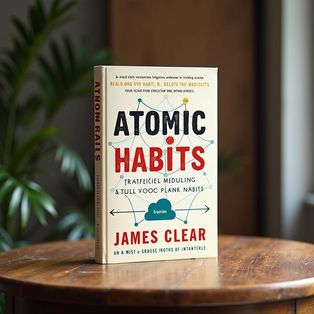 Atomic Habits book cover by James Clear showcasing power of tiny changes for self-improvement