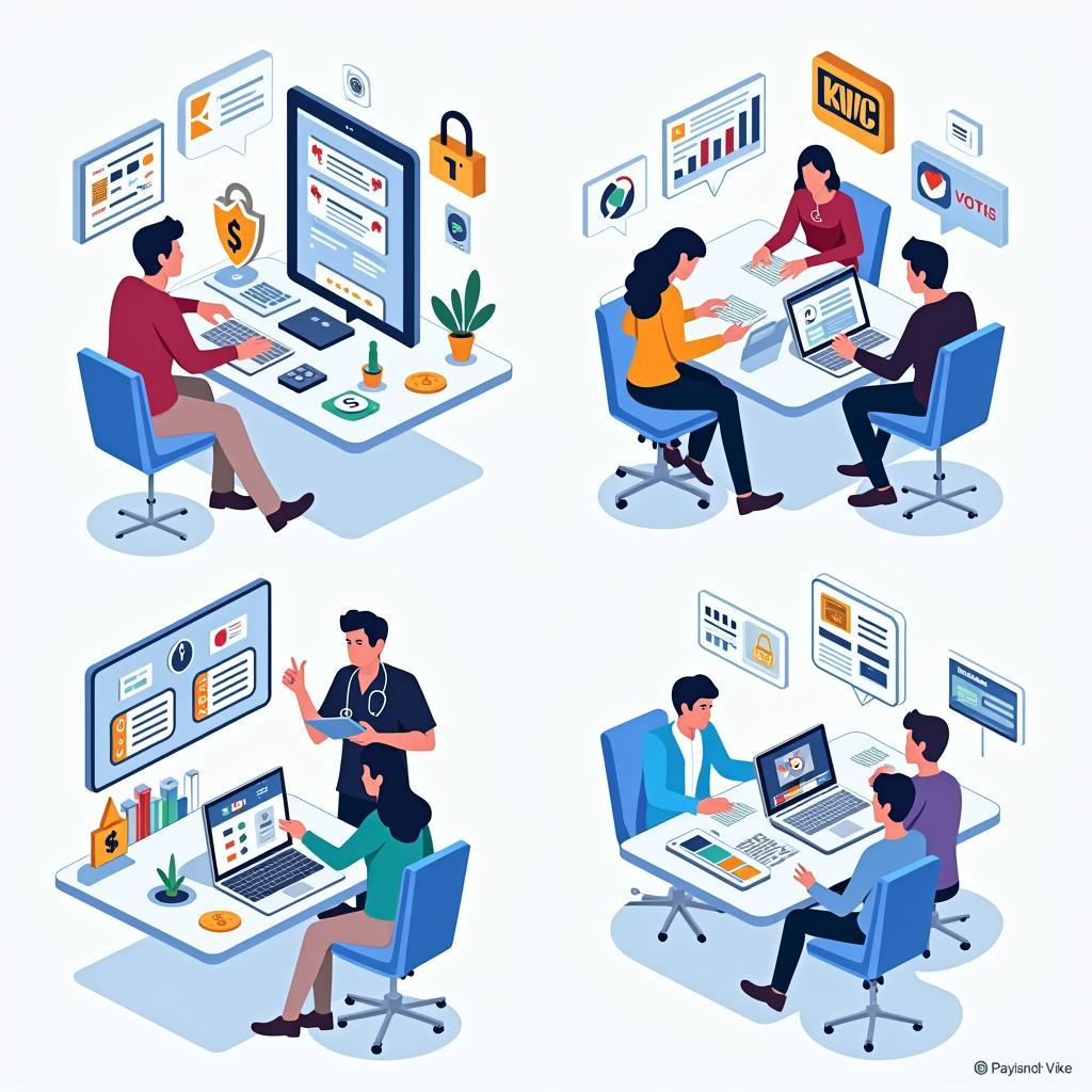 Diverse applications of blockchain for digital identity in finance, healthcare, government, and education sectors
