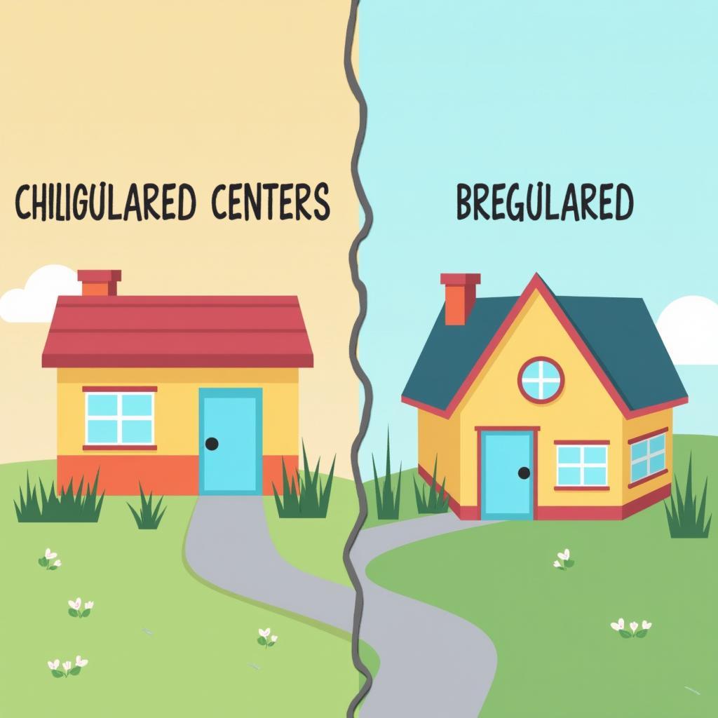 Professional childcare centers maintaining high quality standards