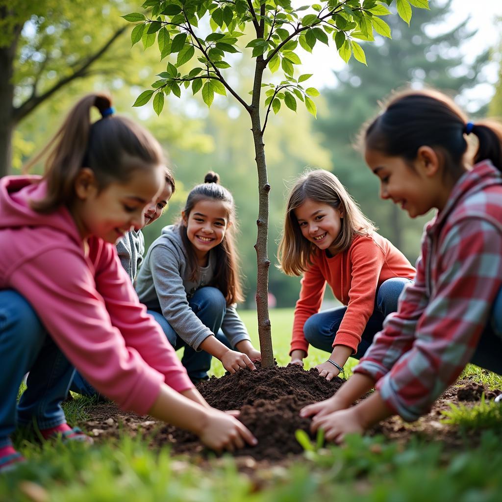 Community tree planting initiatives offer significant environmental and climate benefits through local ecosystem restoration efforts.