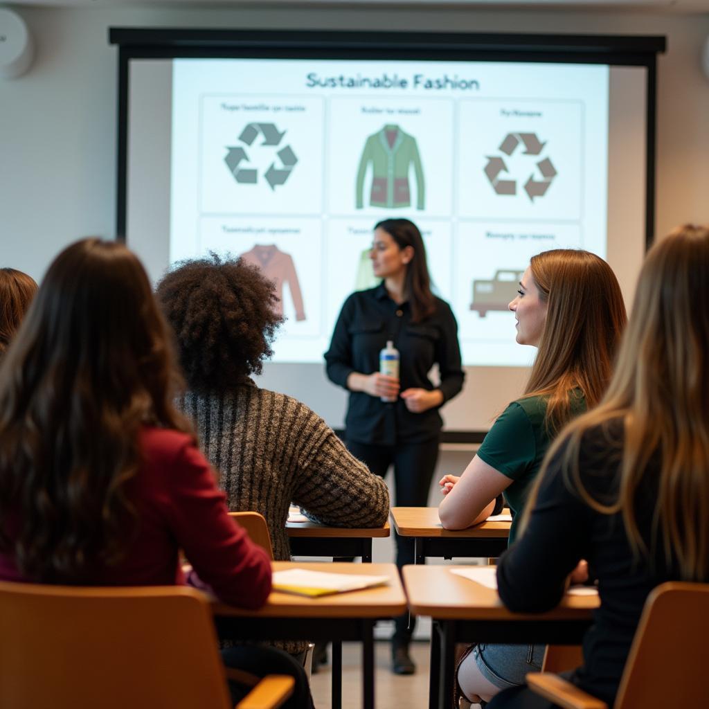 Educating consumers on sustainable fashion: understanding environmental impact and making eco-conscious clothing choices in workshops