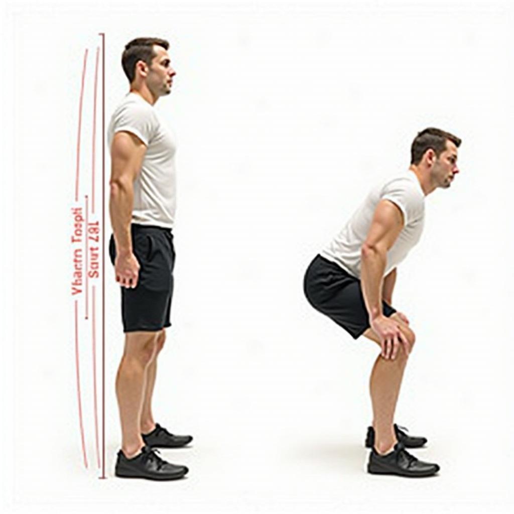 Illustration of key points for correct back squat form preventing injury and maximizing muscle engagement.
