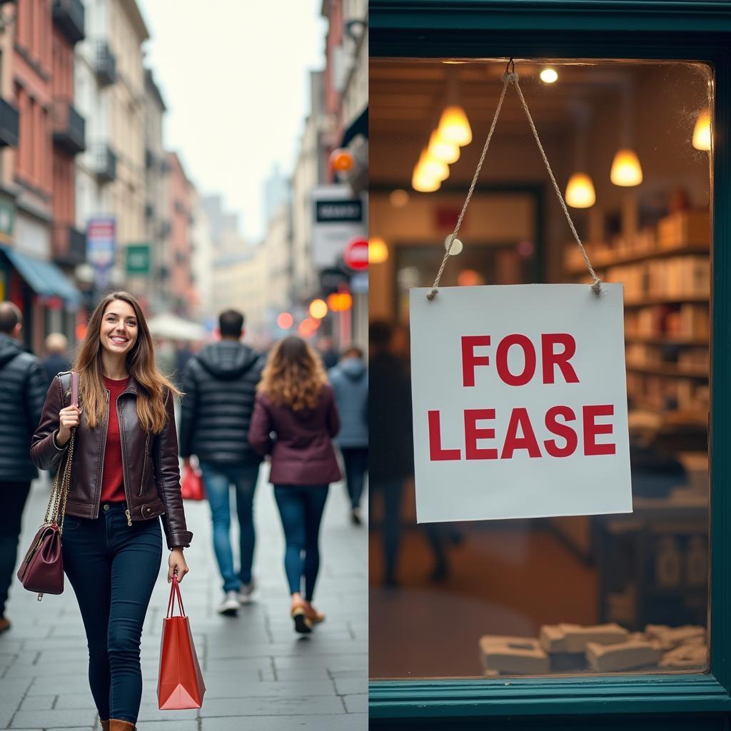 Illustrating the multifaceted economic impact of bargain hunting, showing both stimulated consumer spending and potential business challenges.