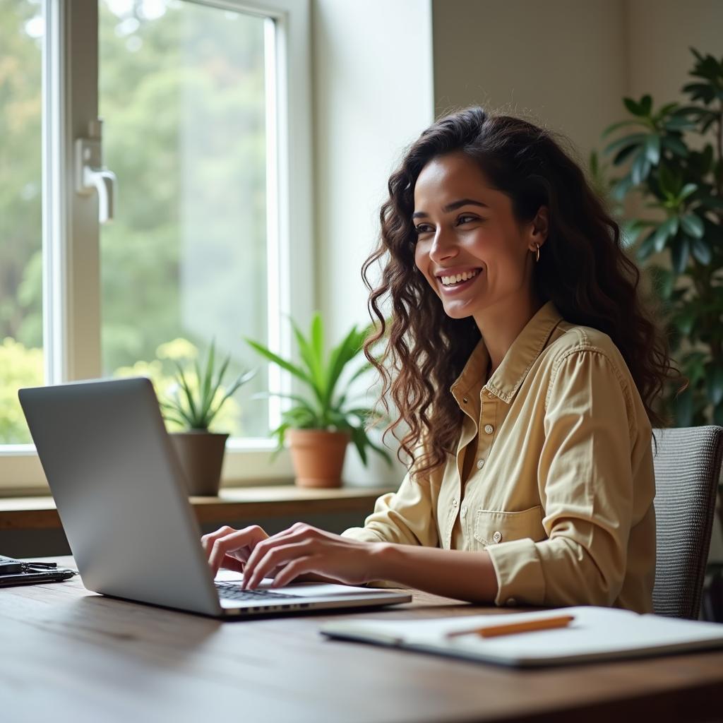 Gig economy freelancer choosing flexible hours and remote work, illustrating work-life balance and diverse opportunities