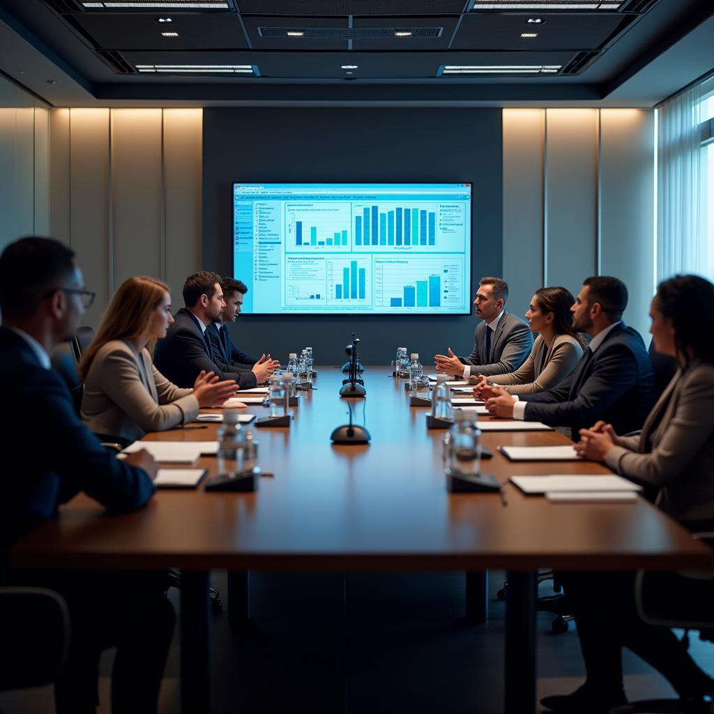Government officials discussing public safety measures implementation