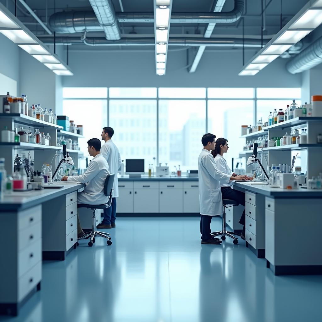 Government funding supports scientific research and laboratory facilities