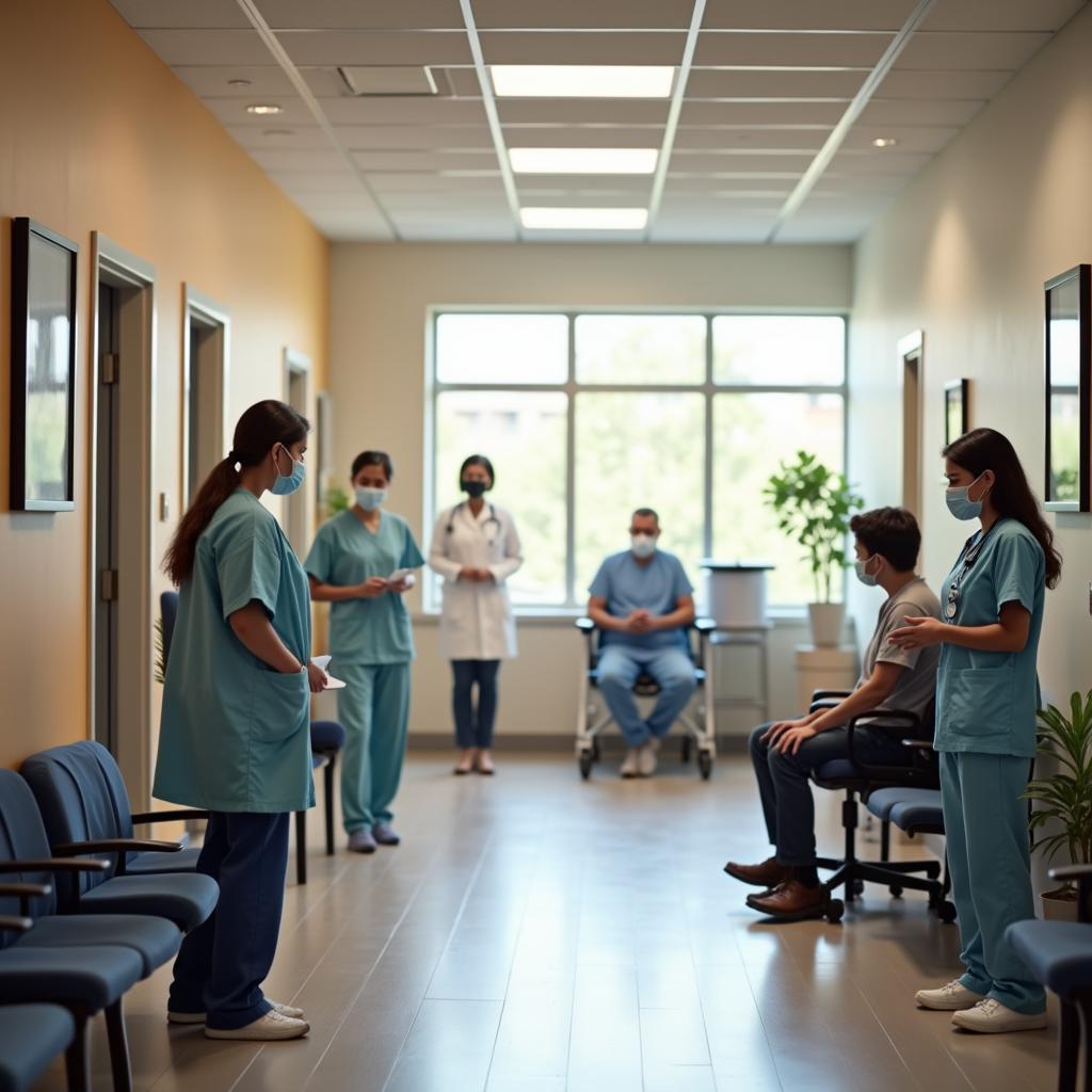 Community healthcare center providing essential medical services