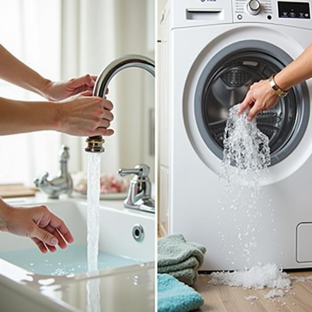 Simple home water conservation practices effectively reduce household energy use and environmental pollution impact.