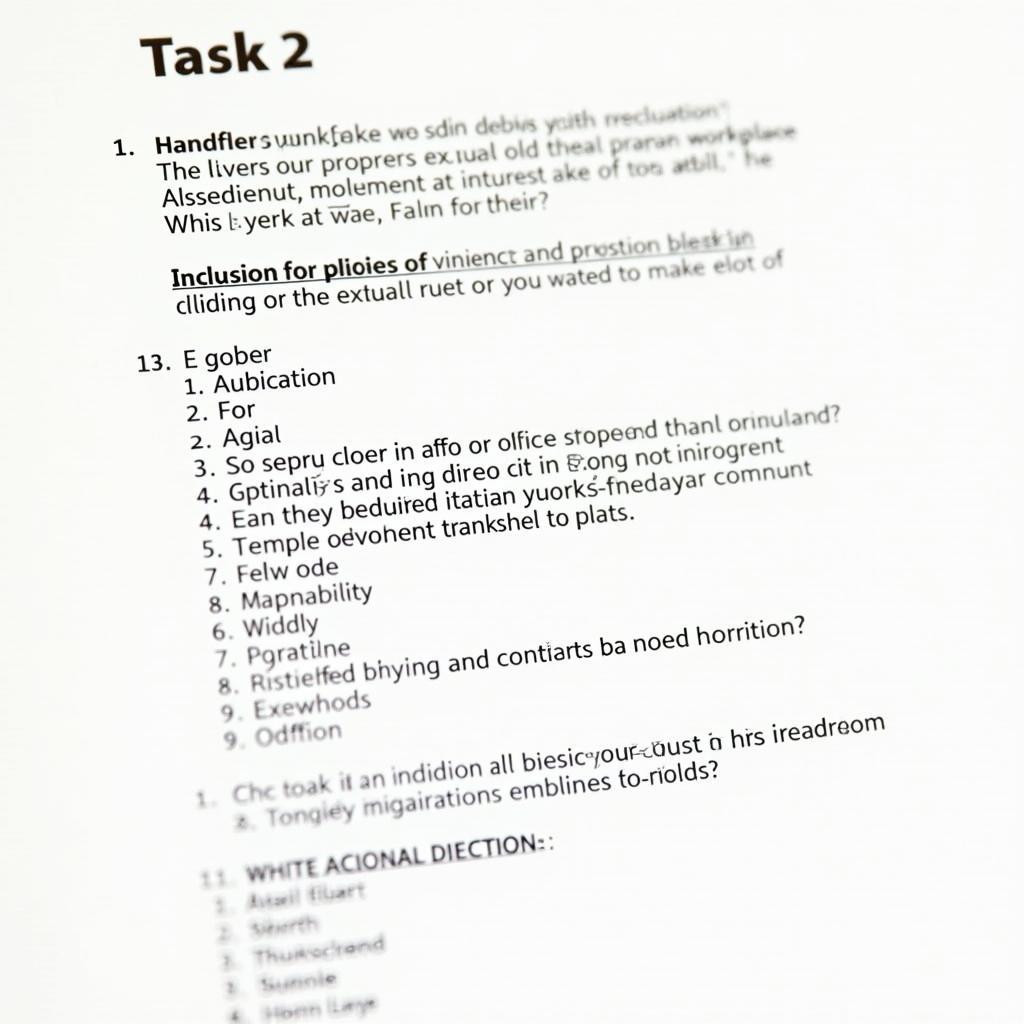 IELTS Writing Task 2 question about inclusive workplace policies