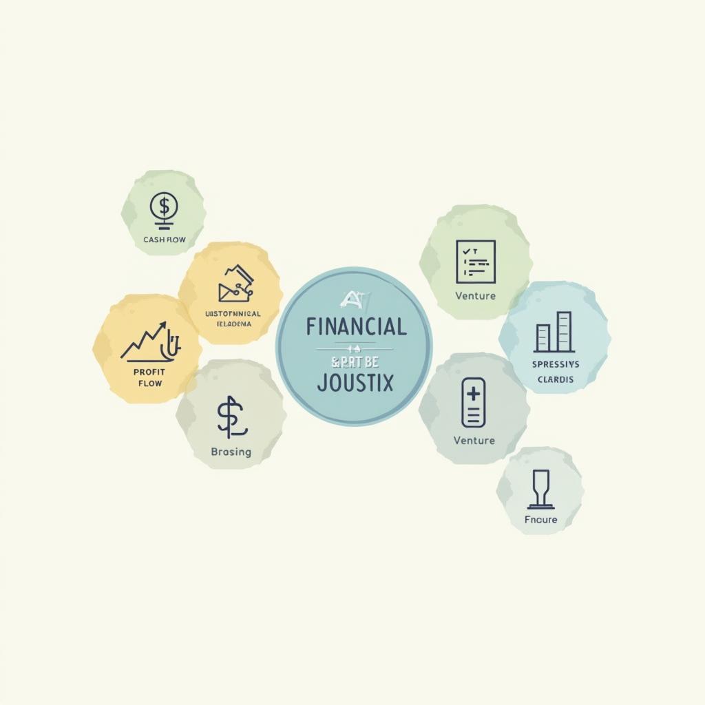 Visual representation of key financial literacy terms essential for entrepreneurial education and business success.