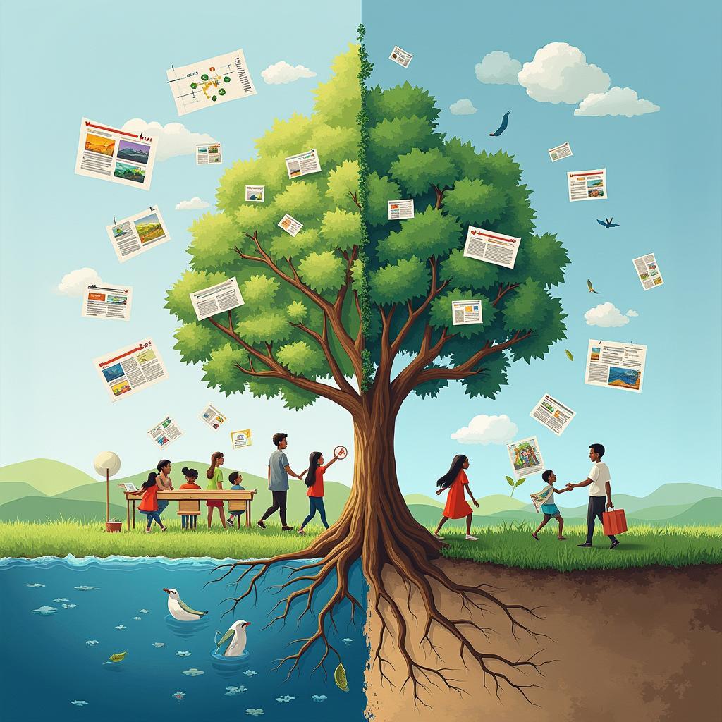 Media's role versus individual actions in climate awareness