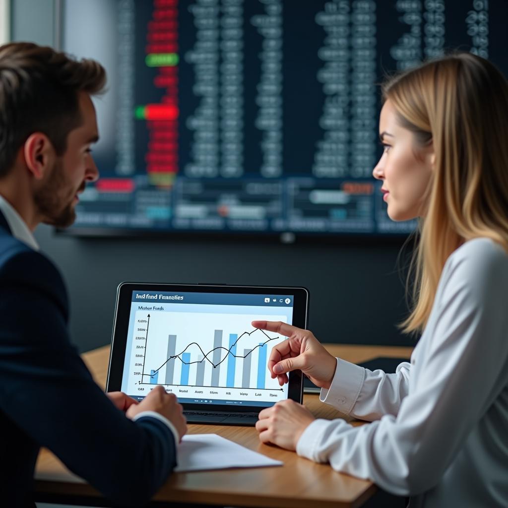 Novice investor confidently starts mutual fund journey with expert guidance, simplifying complex stock market investments for easy understanding.