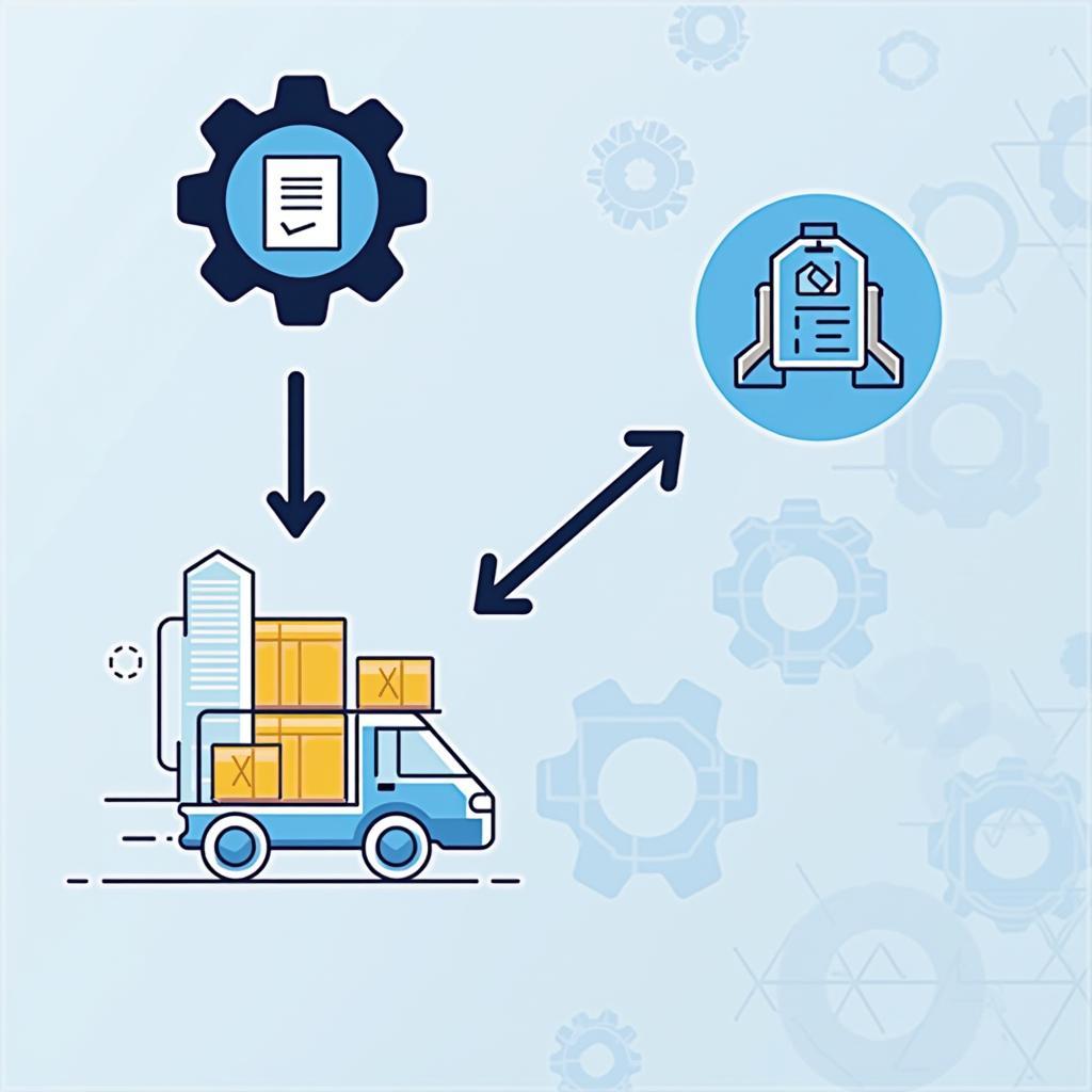 Smart contracts automating supply chain actions such as automated payments on a blockchain network.