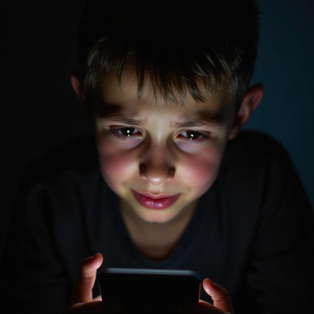 Person feeling inadequate from social media comparison, illustrating negative mental health effects of technology.