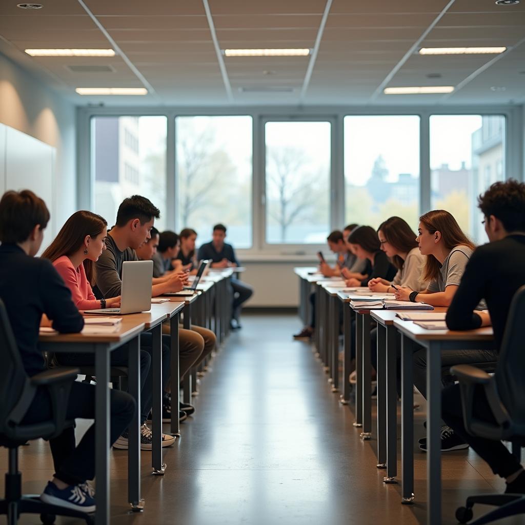 Teaching teamwork versus academic subjects in modern classroom setting