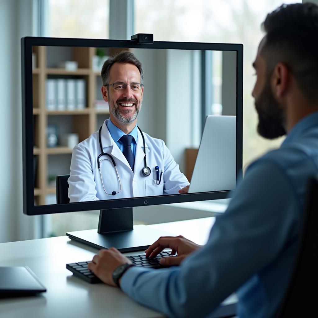 Remote medical consultation using telemedicine technology