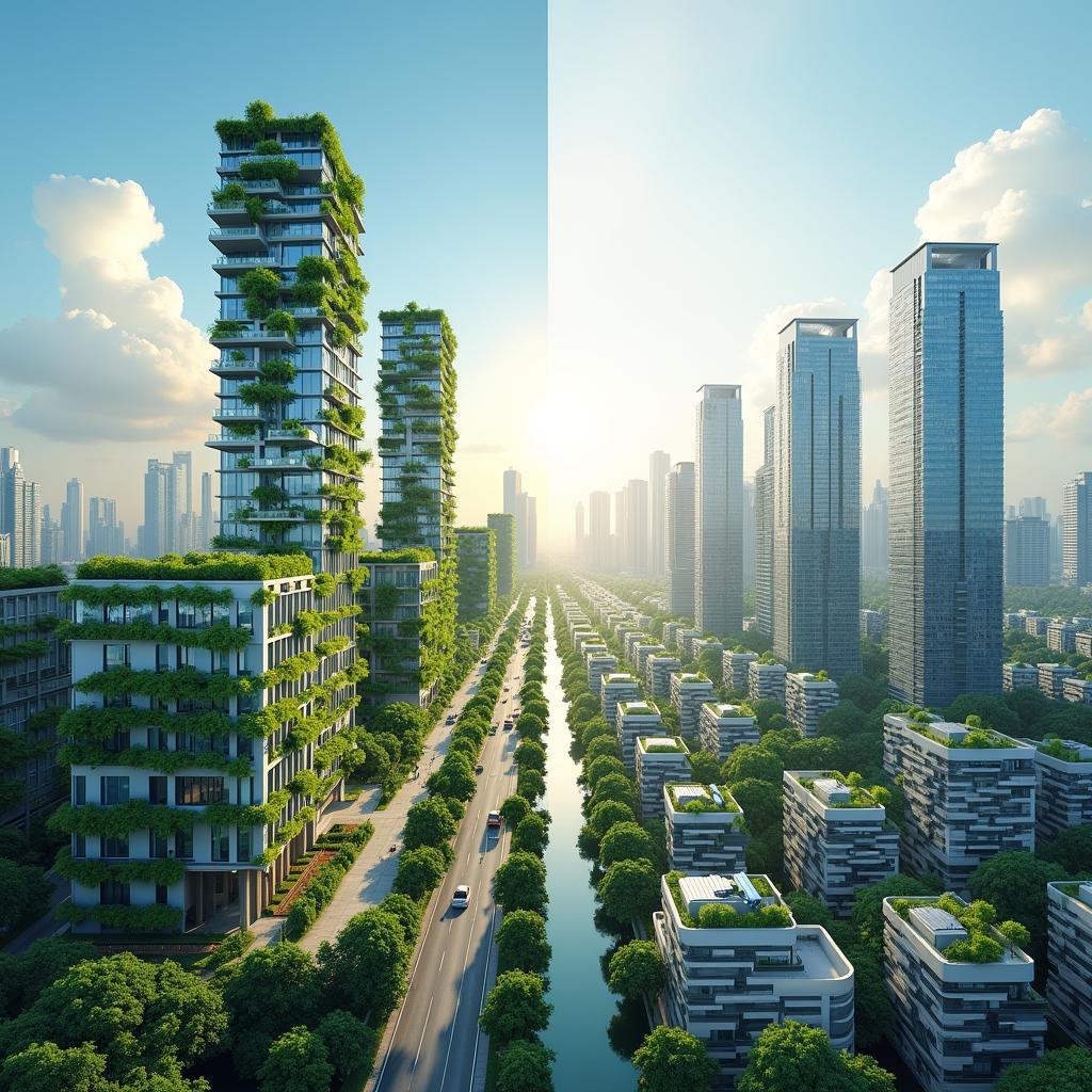 Sustainable urban planning balancing environment and economy