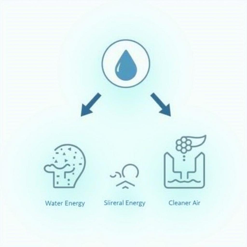 Efficient water use reduces energy for treatment, lowering greenhouse gas emissions for climate action.