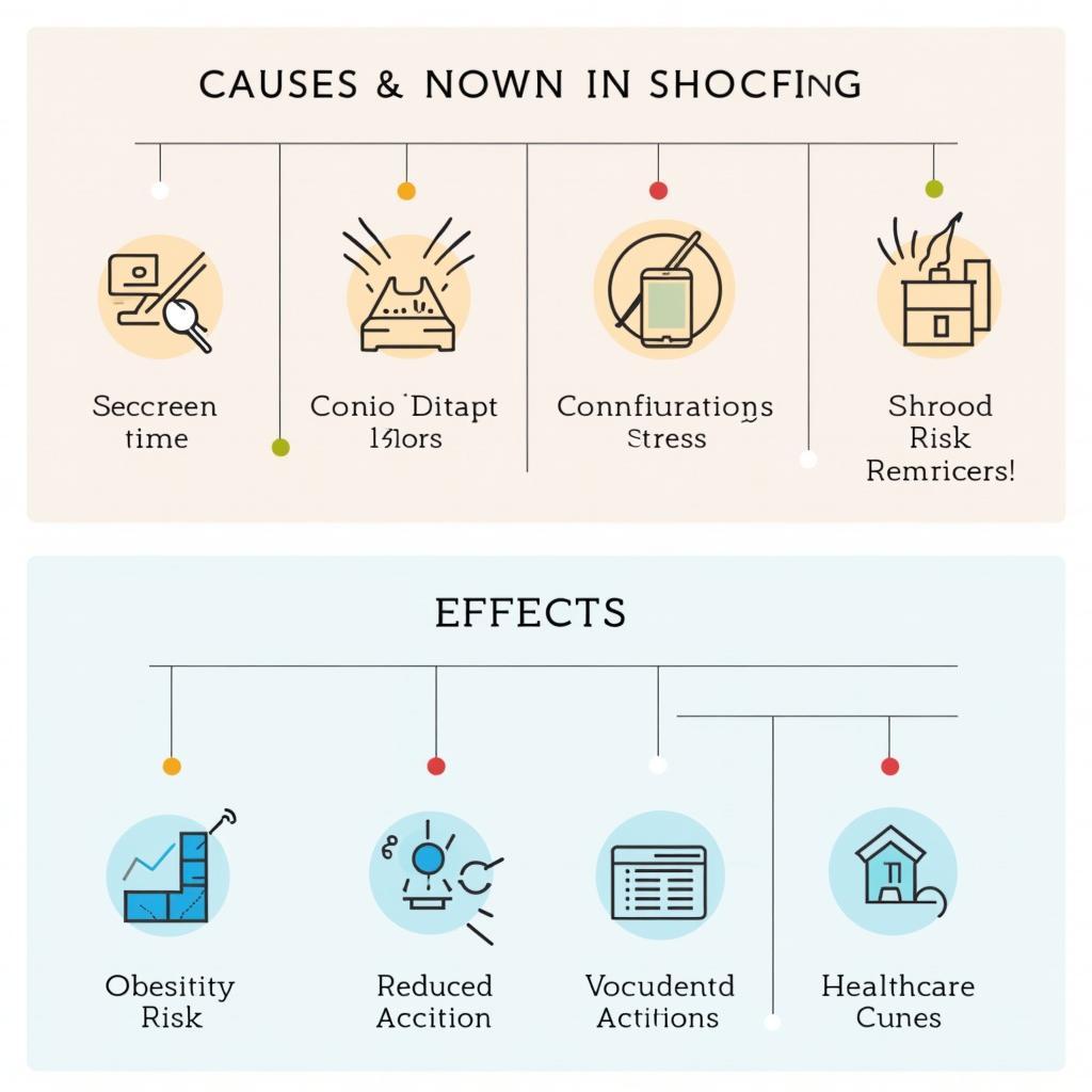 Infographic showing causes and effects of reduced sleep