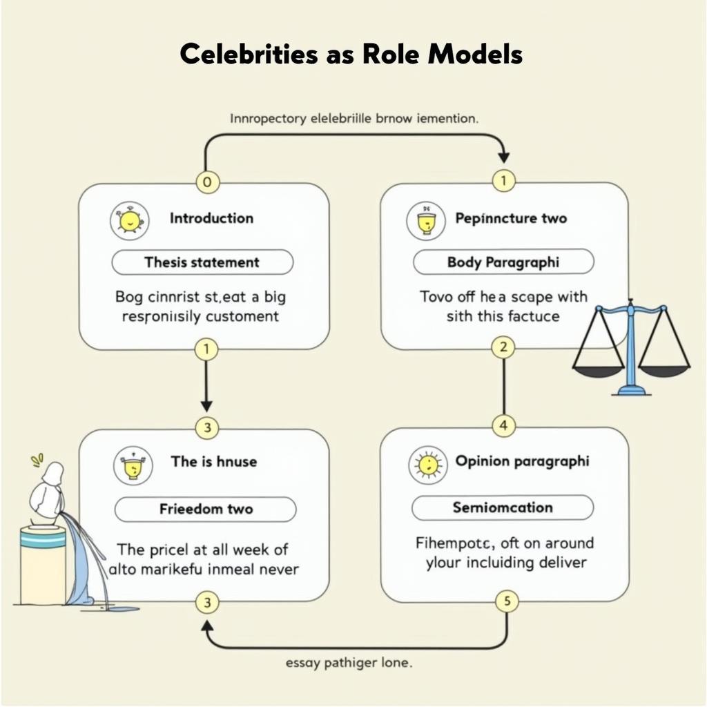 IELTS Writing Task 2 celebrities as role models discussion essay structure and planning