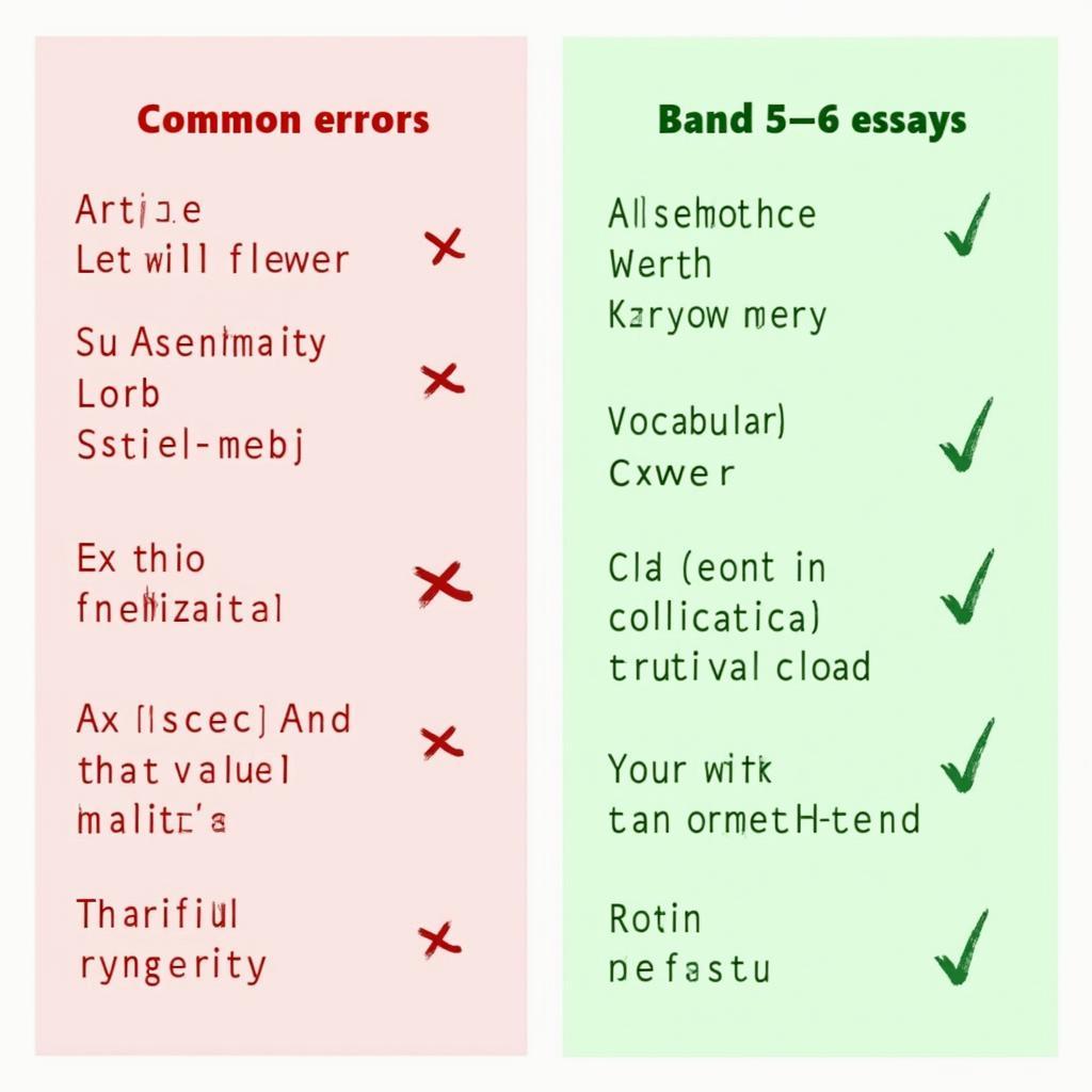 Common grammatical and vocabulary mistakes to avoid in IELTS tradition essays with corrections