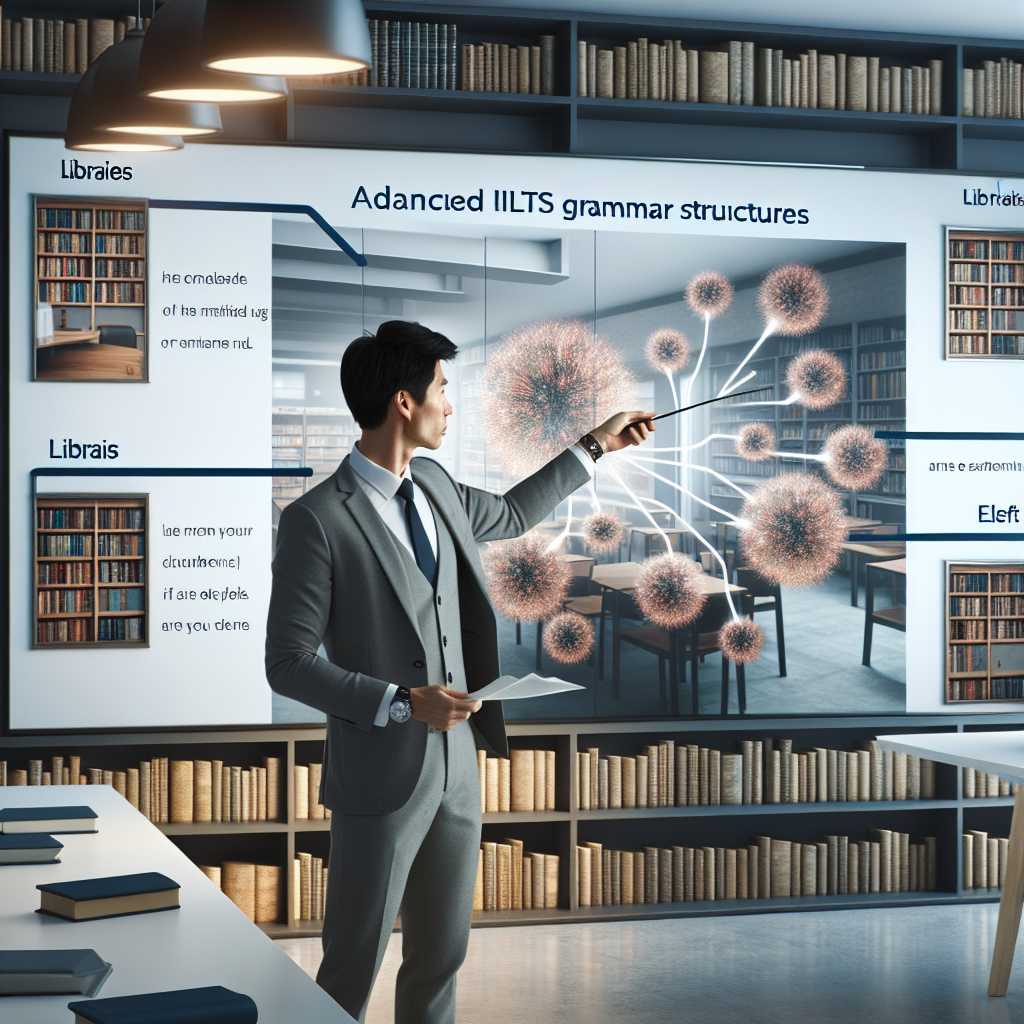 High-scoring grammar patterns illustrated with library-themed examples