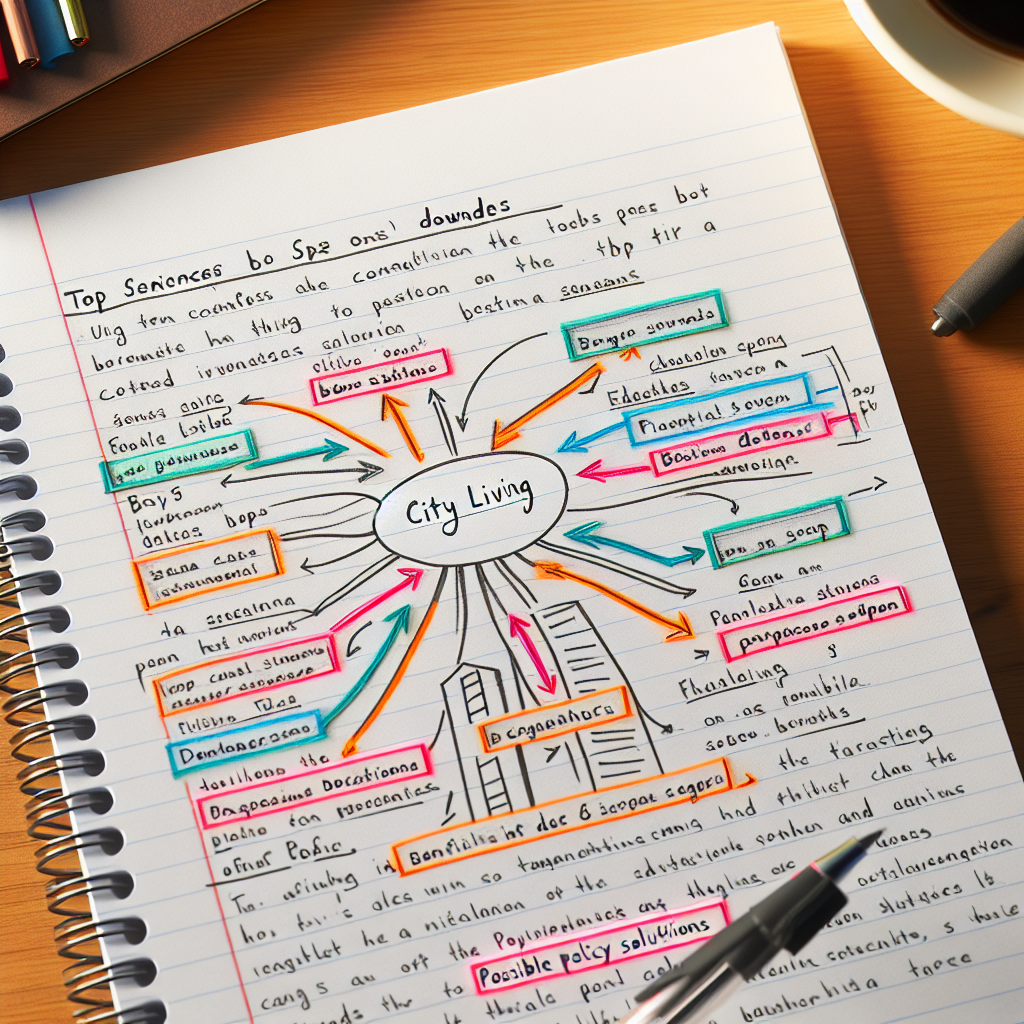 Band 9 IELTS Task 2 city living essay structure and key ideas
