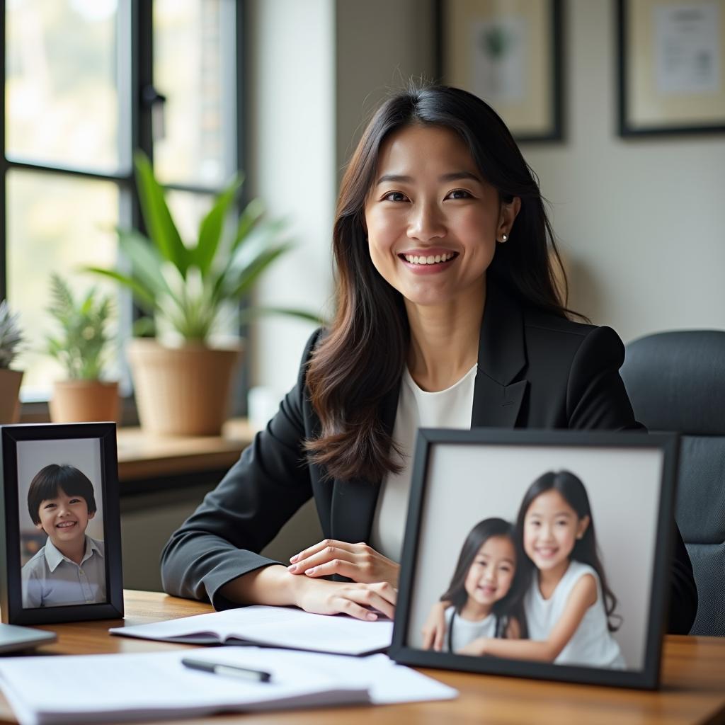 Working mother as positive role model for children in IELTS writing context