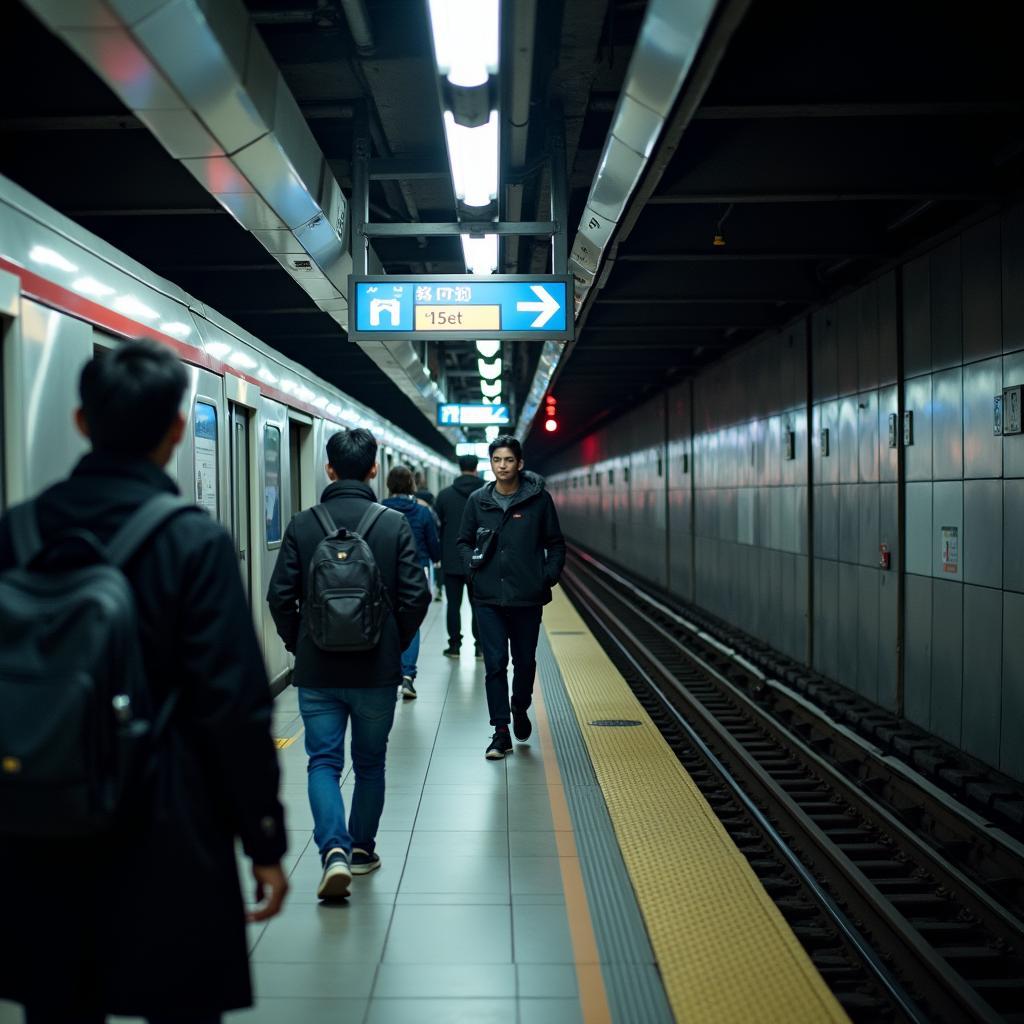 Modern city metro illustrates the role of public transportation in cities and IELTS essay ideas